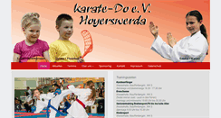 Desktop Screenshot of karate-do-hoyerswerda.de